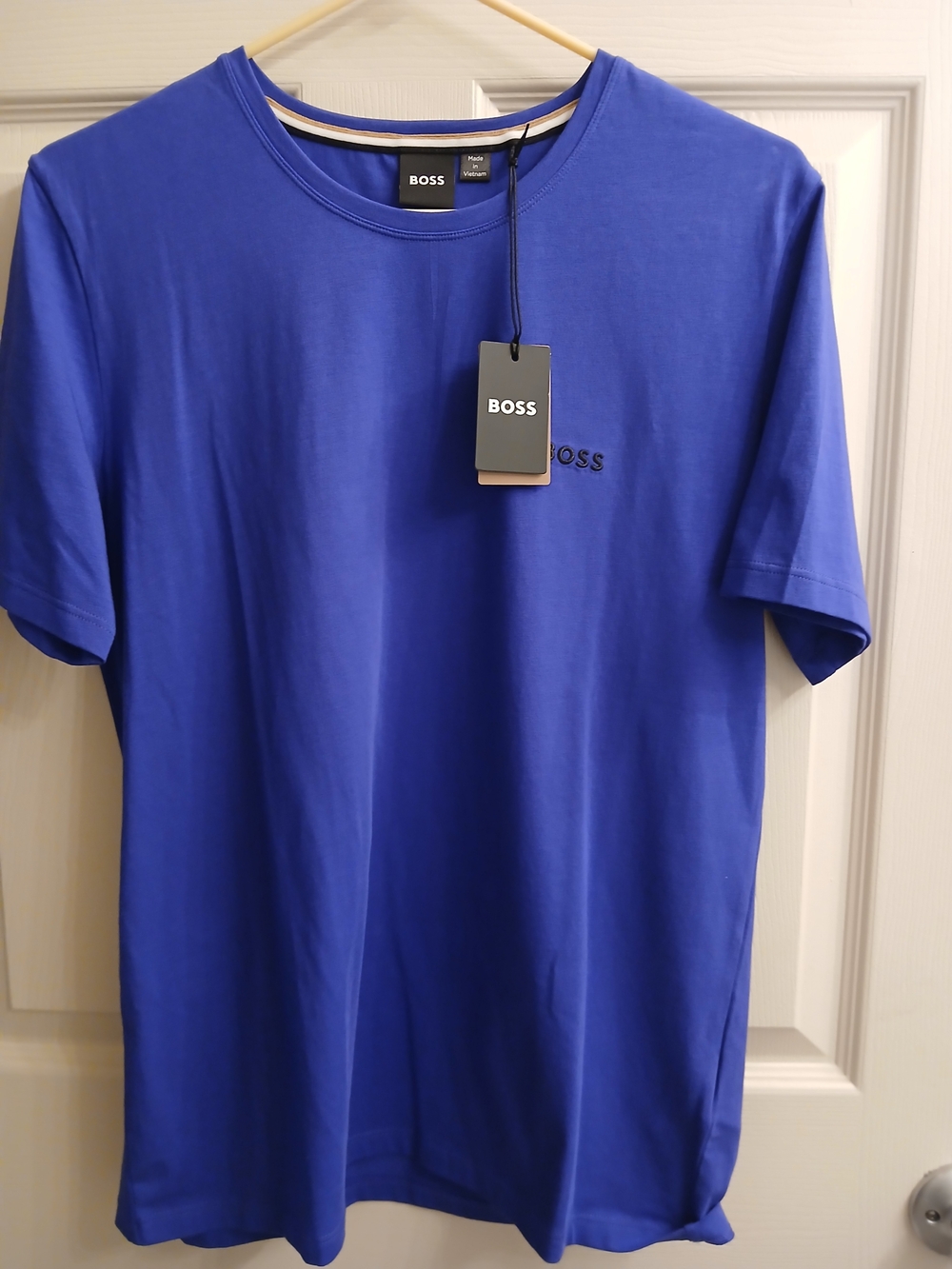 Boss Men’s Royal Blue Short Sleeve Logo Tee